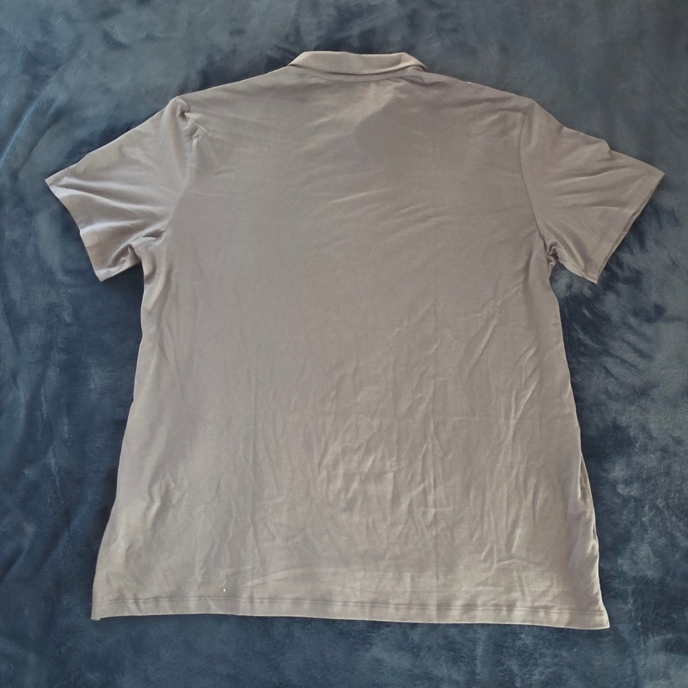 Quince Mens 100% Pima Cotton Luxe Touch Polo Faded‎ Indigo Gray XXL - Picture 5 of 15
